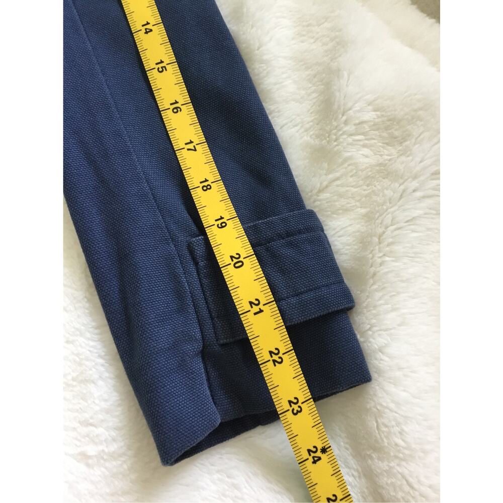 Lacoste Blue Cotton Double-Breasted Blazer - Picture 6 of 16